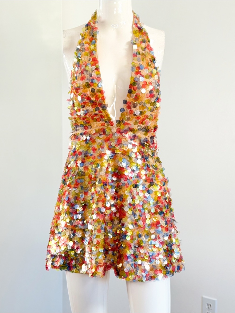 Retrofete AVIGAIL Sequin Mini Dress size XS - Picture 6 of 15